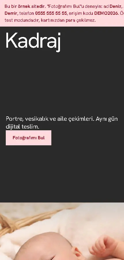Afiş teması telefonda
